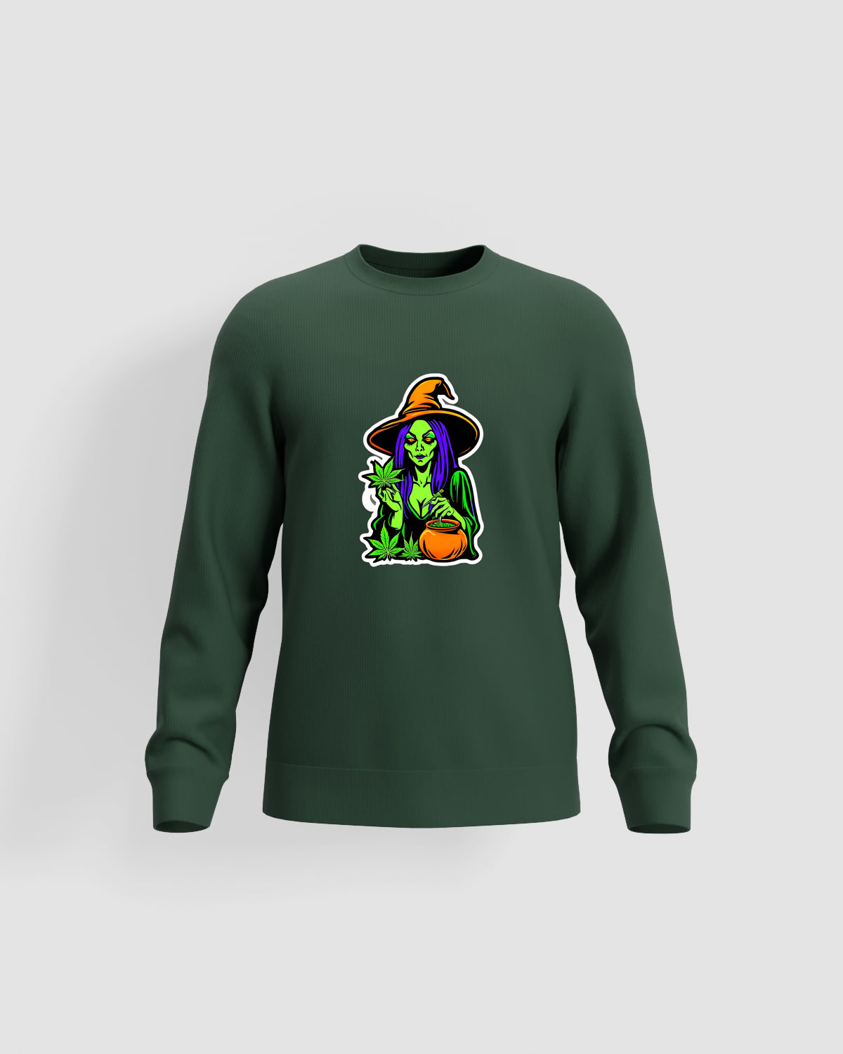 Weedcraft Sweatshirt: Green Witch Brewing Cannabis Magicproduct image