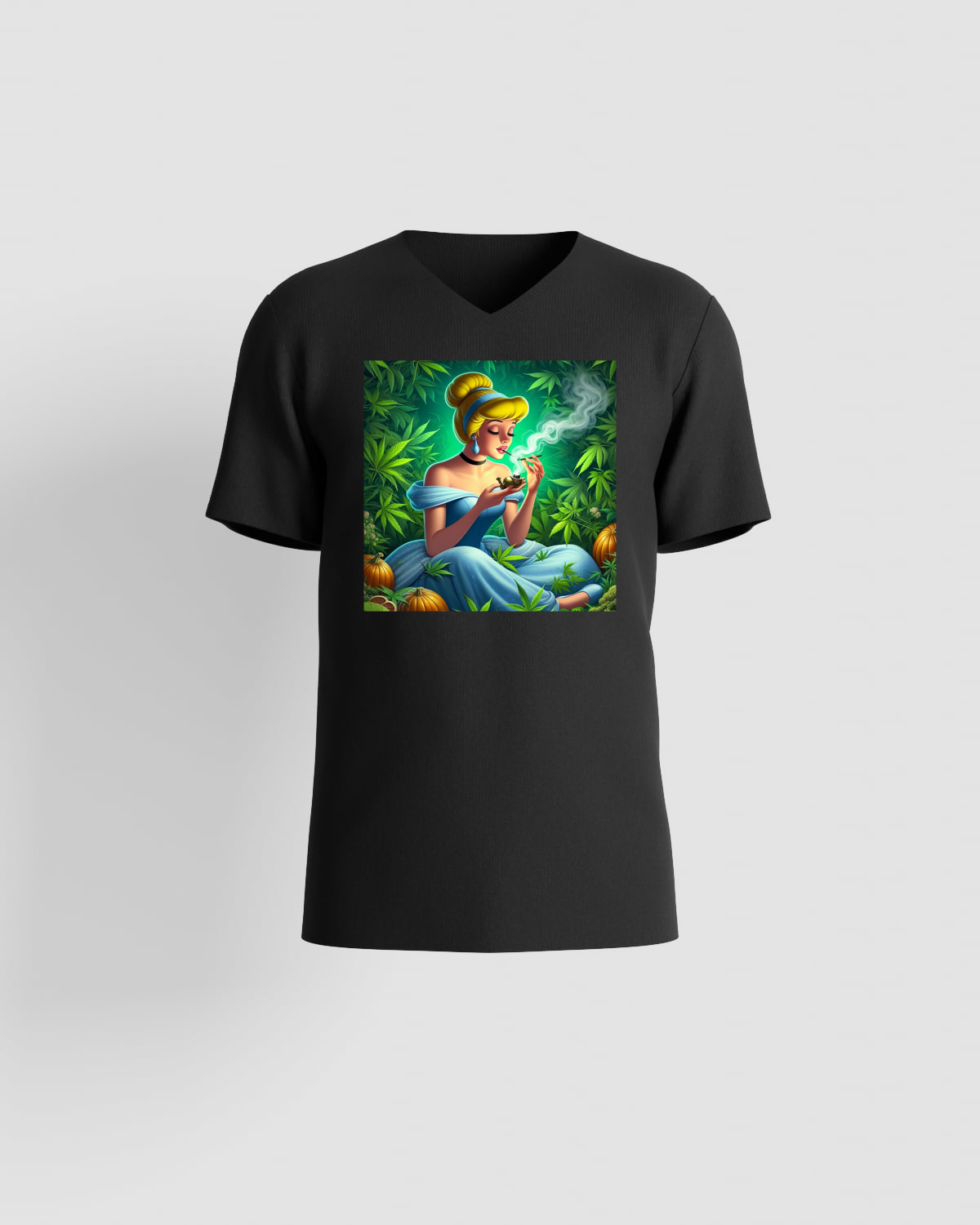 Weedcraft T-shirt, customizable, 100% cotton, unisex, Blackproduct image