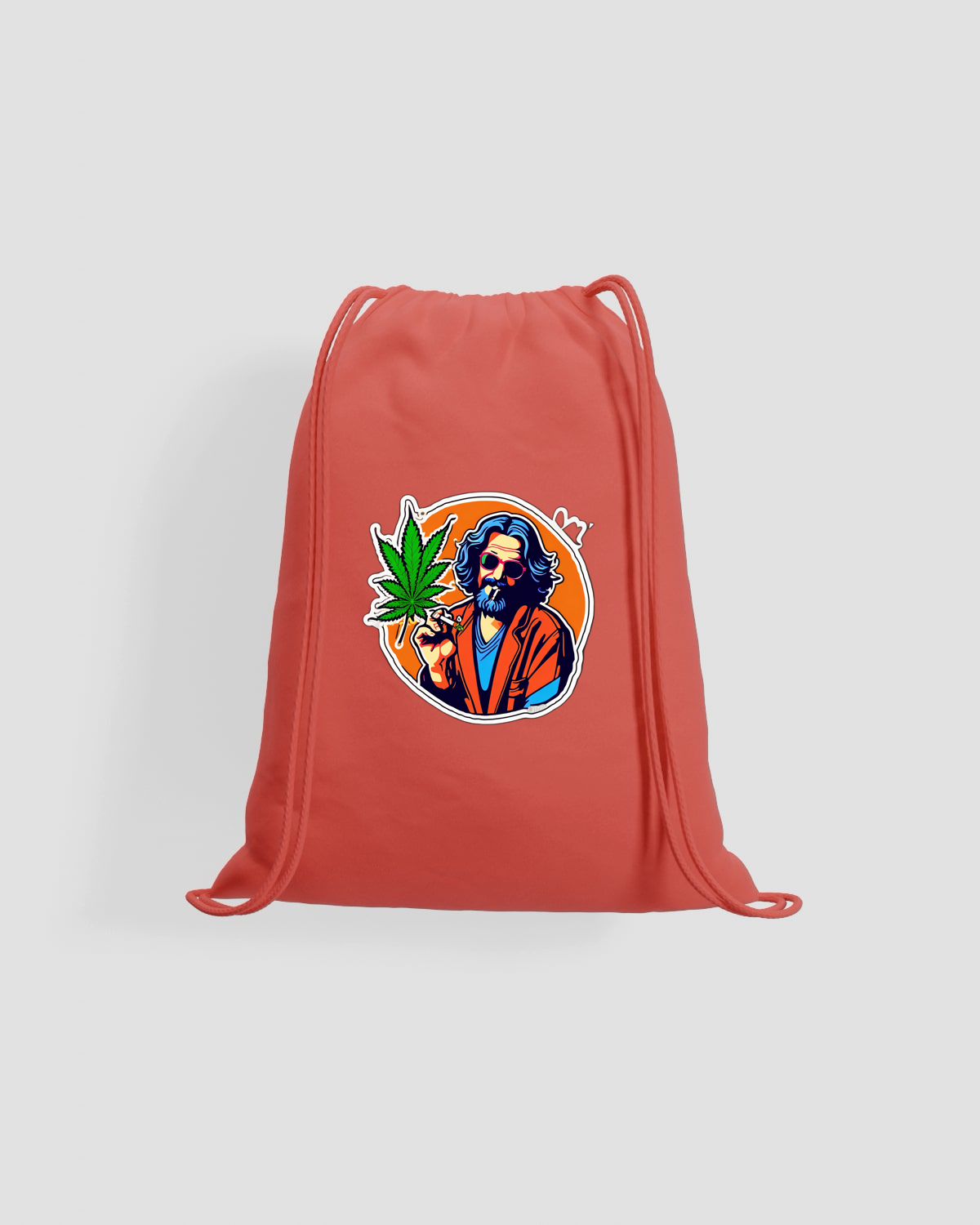 Weedcraft Green Drawstring Bag Smokey Dudeproduct image