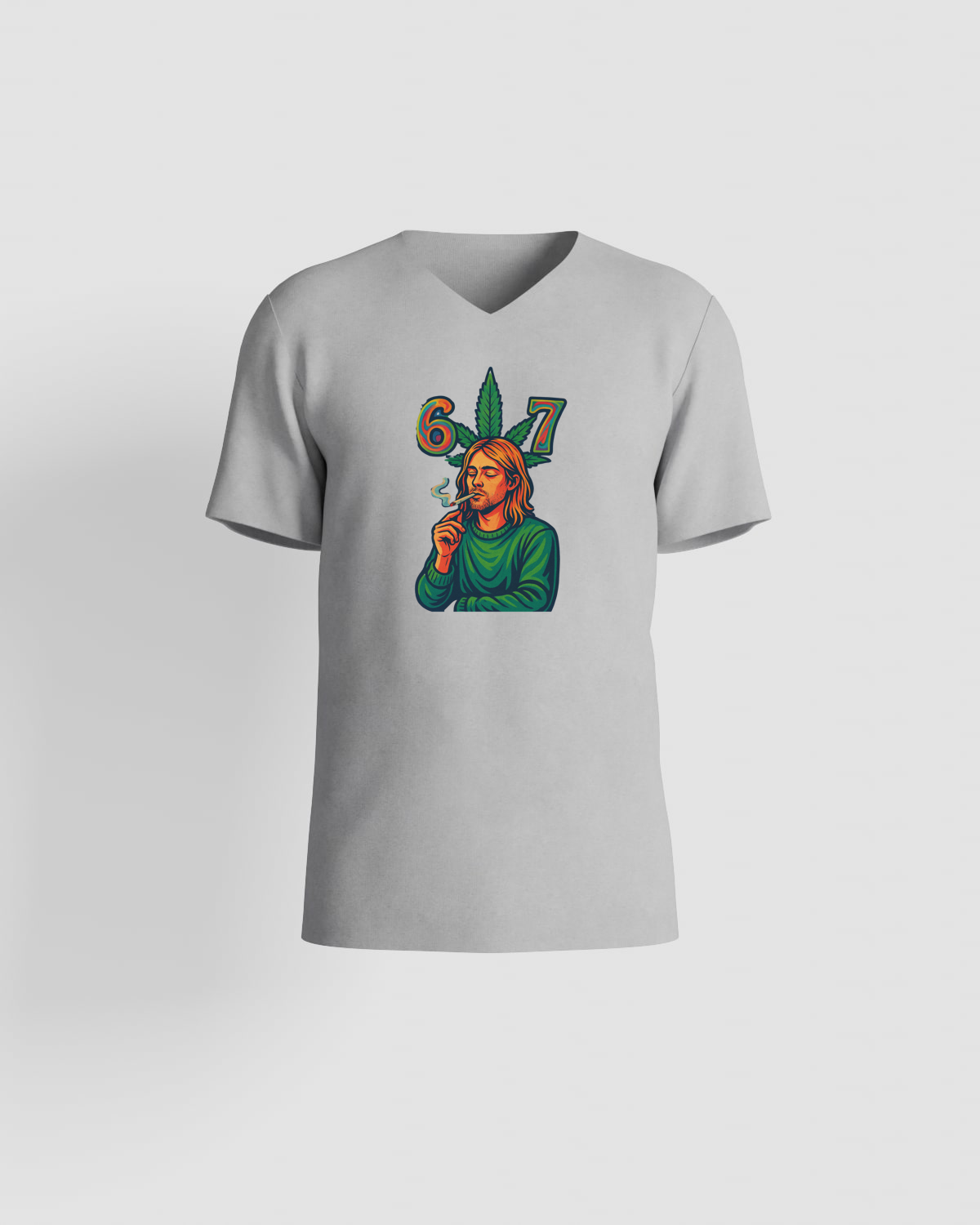 Weedcraft Black Grunge Nirvana T-Shirtproduct image