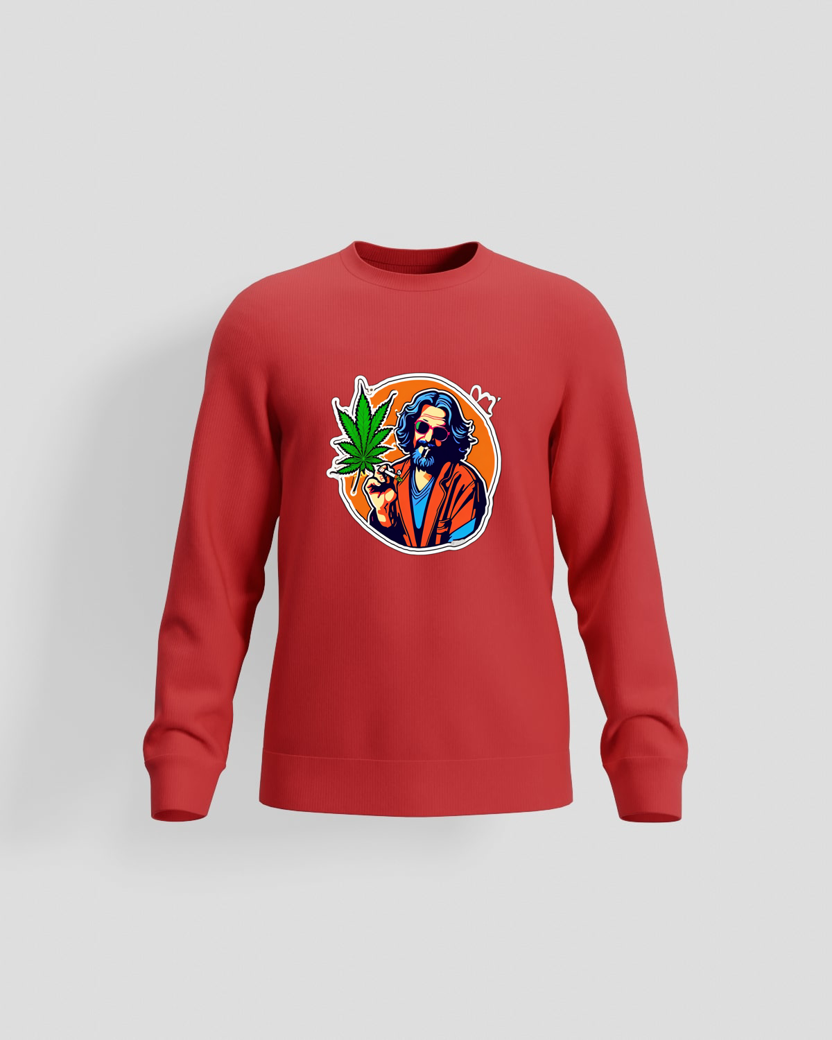 Weedcraft Black Marijuana Man Sweatshirtproduct image