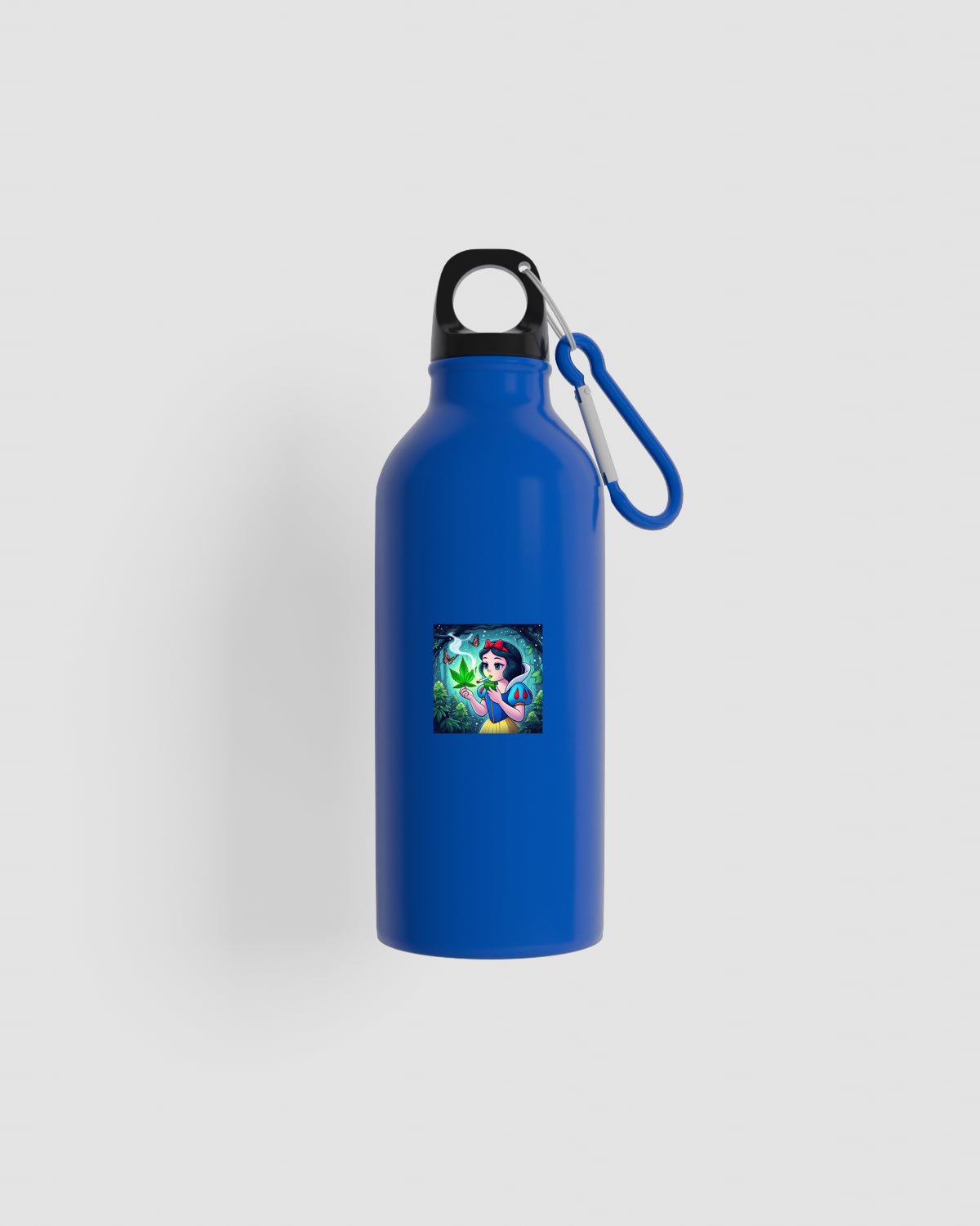 Weedcraft Water bottle, customizable, 100% recycled steel, Blueproduct image