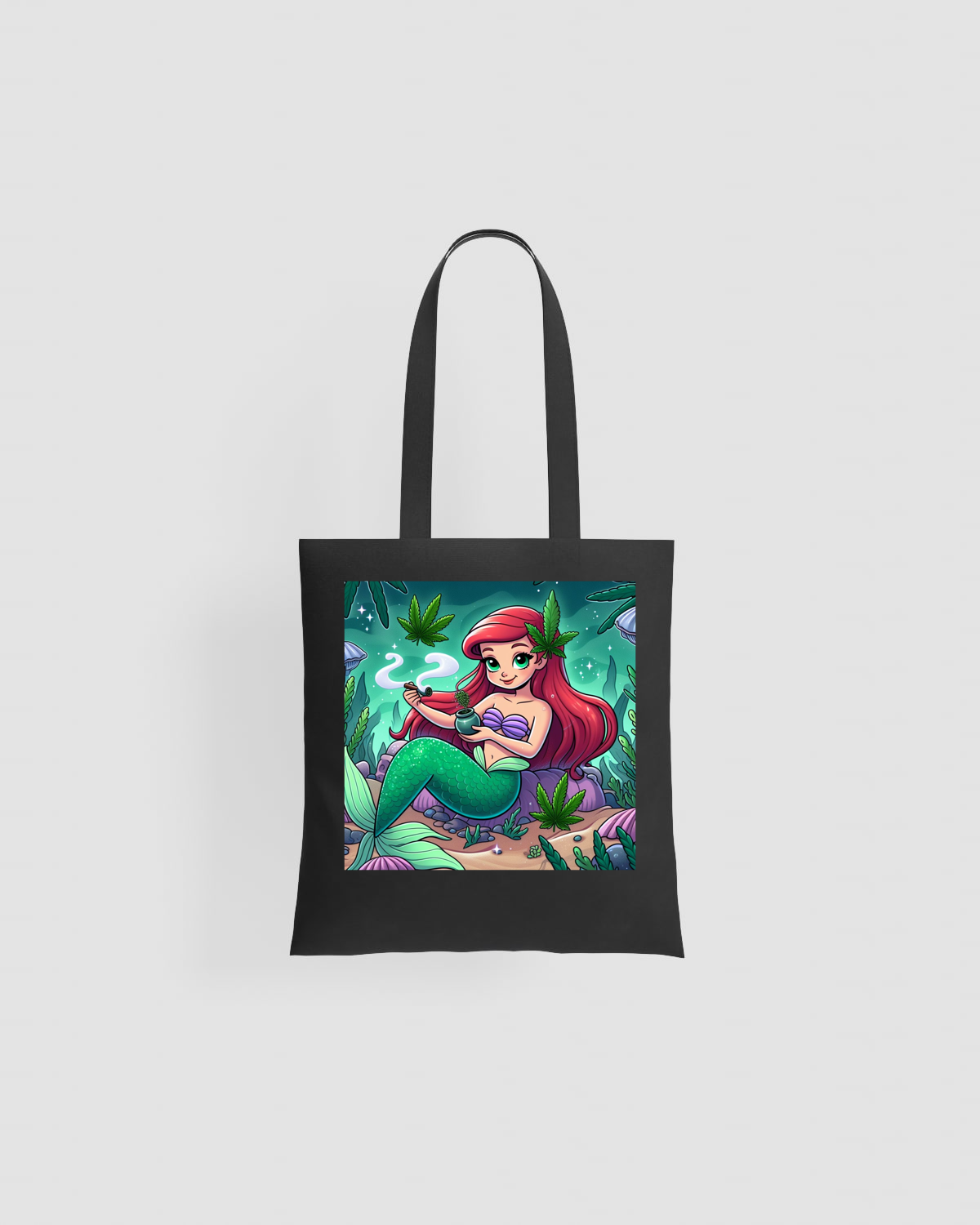 Weedcraft Tote bag, customizable, 100% cotton, unisex, Blackproduct image