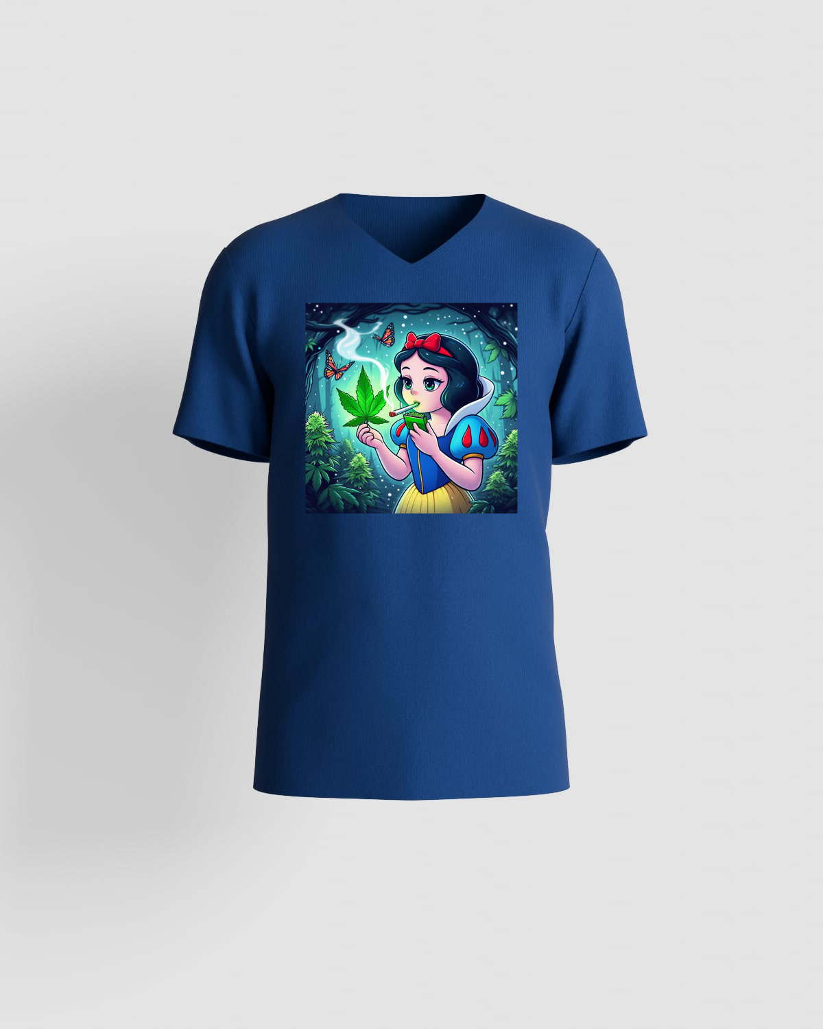 Weedcraft T-shirt, customizable, 100% cotton, unisex, Blueproduct image