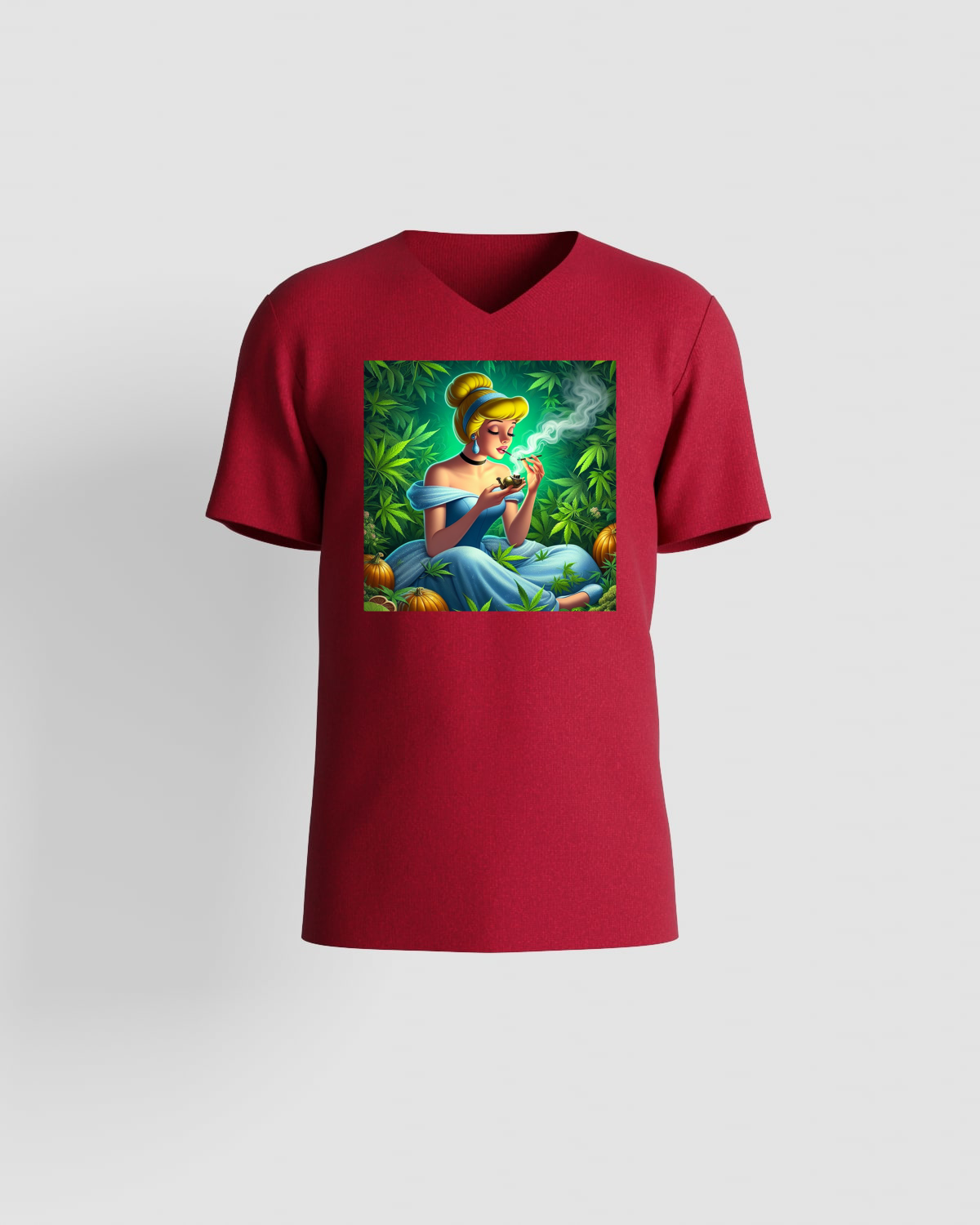 Weedcraft T-shirt, customizable, 100% cotton, unisex, Redproduct image