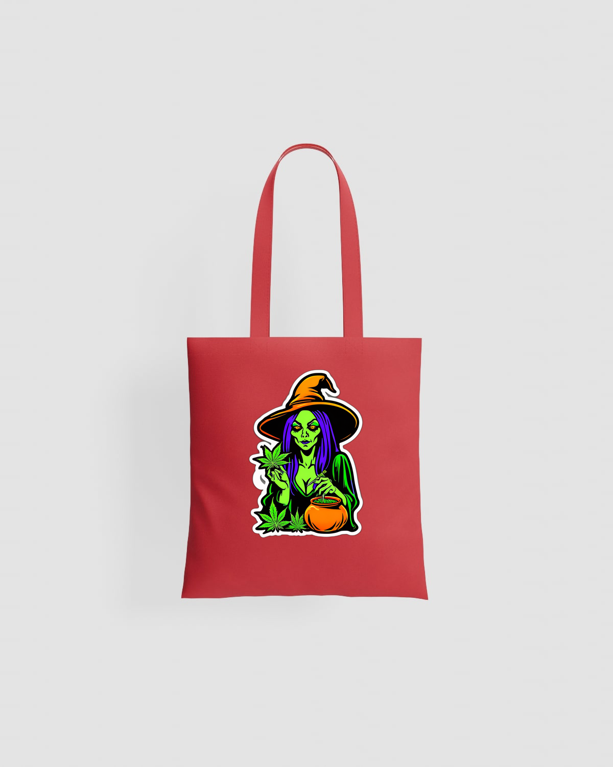 Weedcraft Witchy Cannabis Tote Bagproduct image