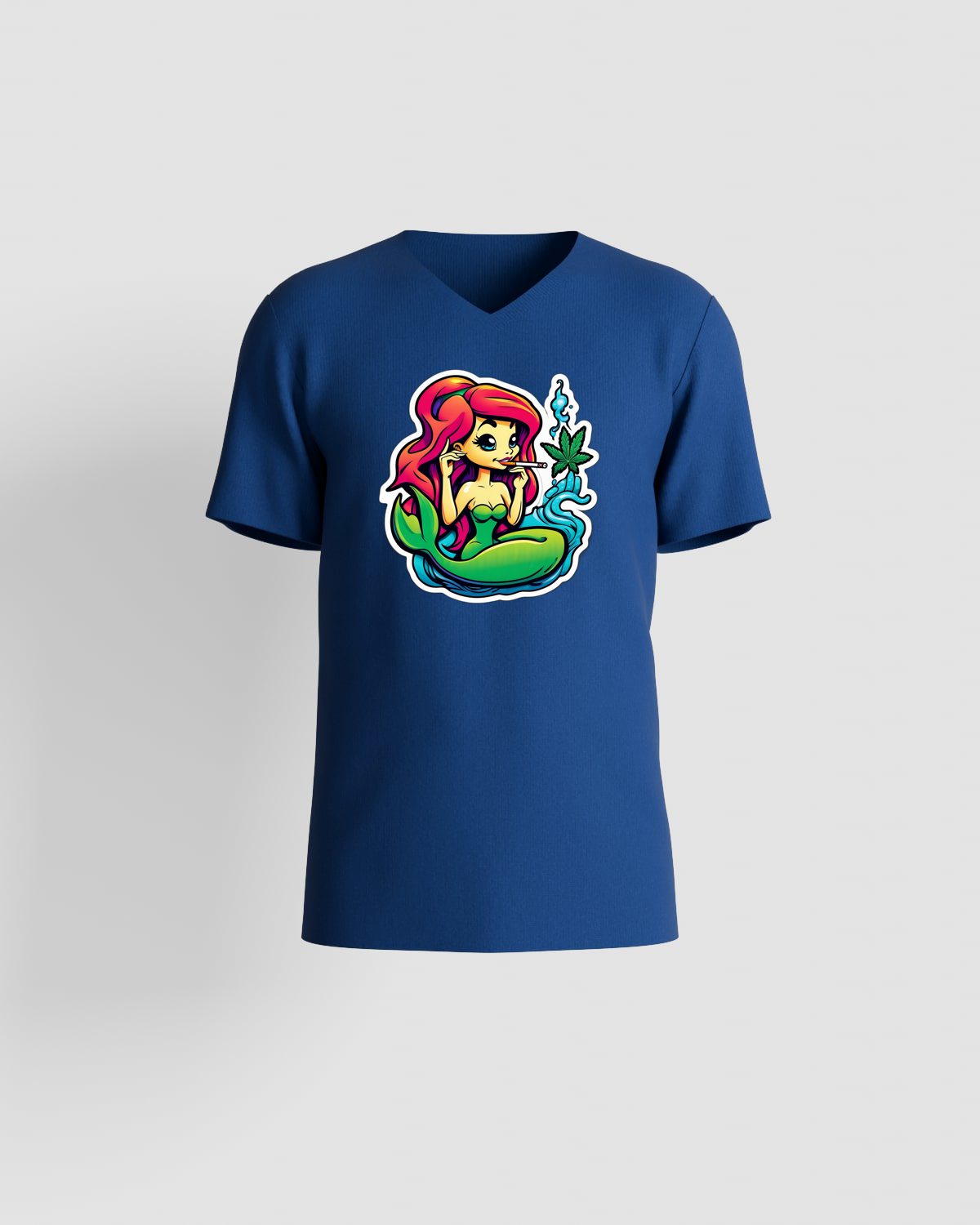 Weedcraft T-shirt, customizable, 100% cotton, unisex, Blueproduct image