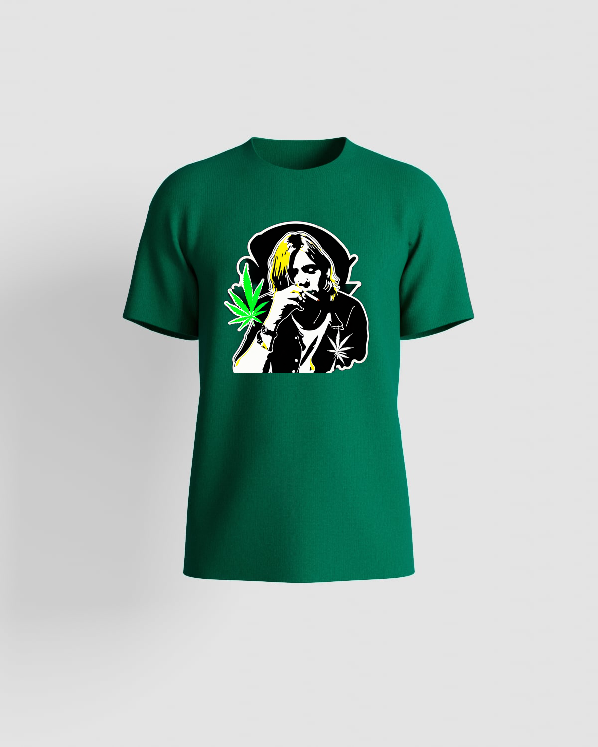 Weedcraft Marijuana Grunge T-Shirt Blackproduct image