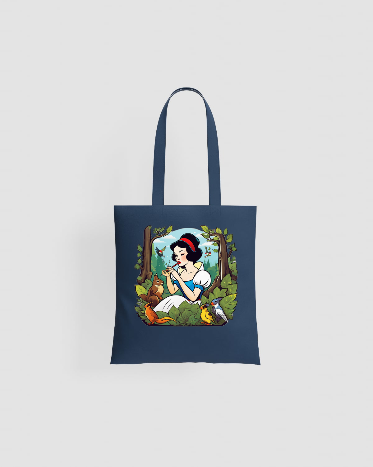 Weedcraft Snow White Bird Tote Bagproduct image