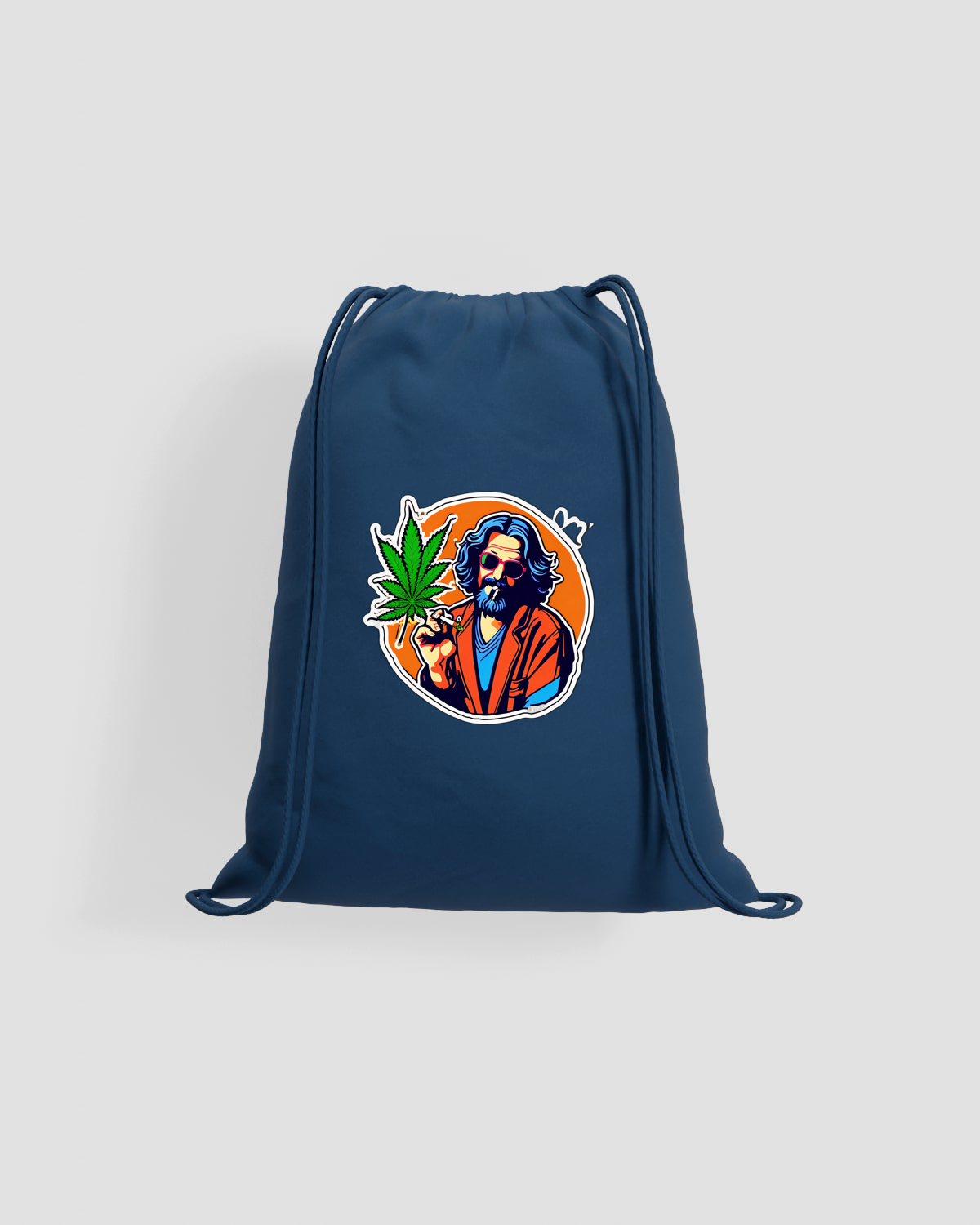 Weedcraft Green Drawstring Bag: Weed Dudeproduct image