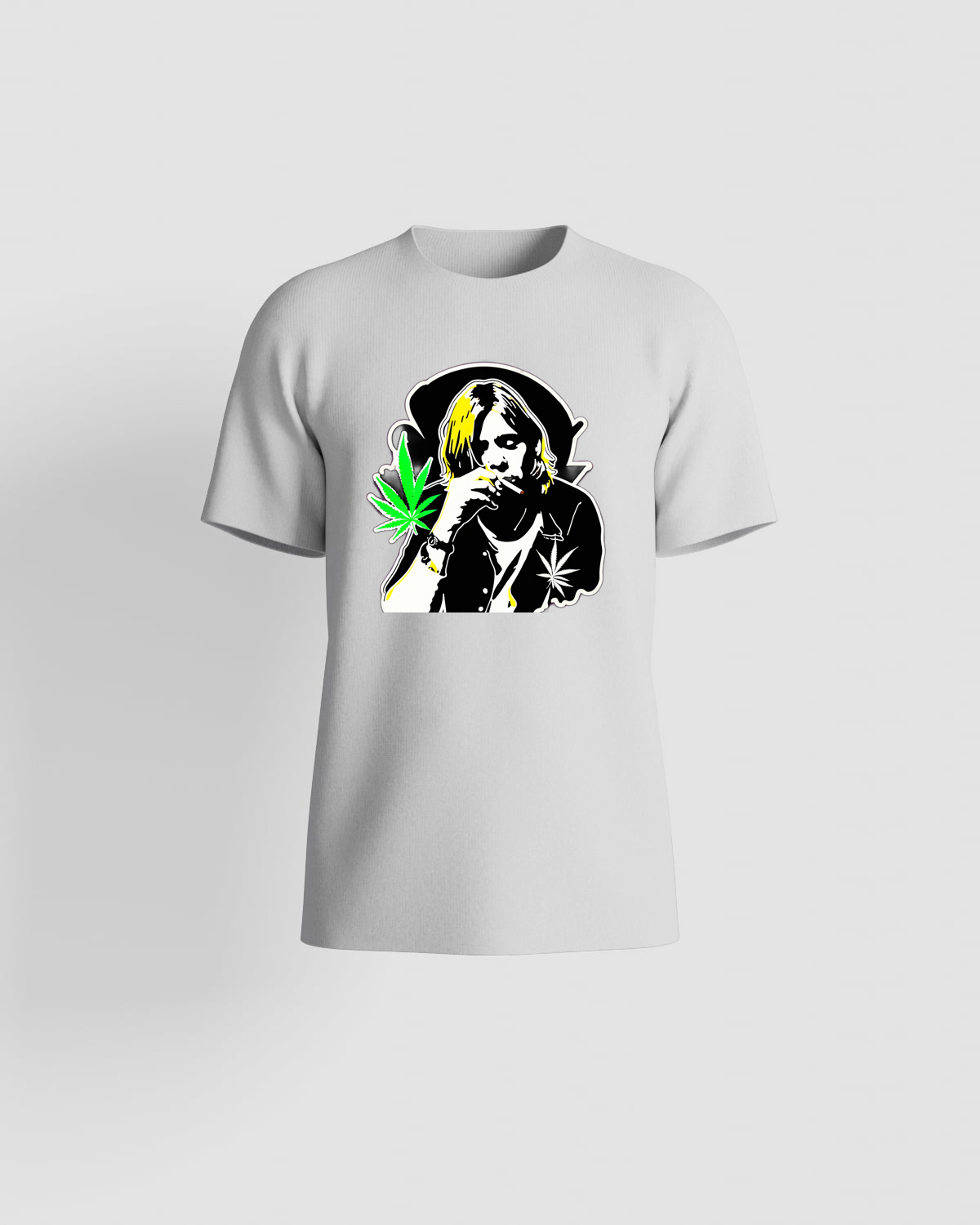 Weedcraft Black T-Shirt Grunge Weed Artproduct image
