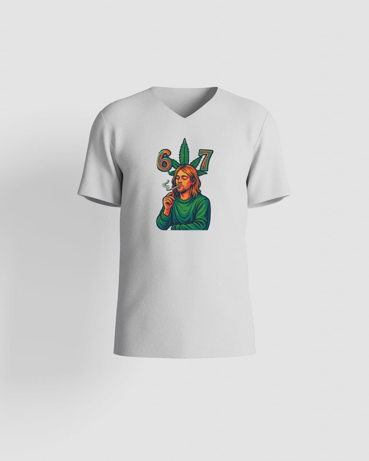 Weedcraft Black T-Shirt Nirvana Smokeproduct image