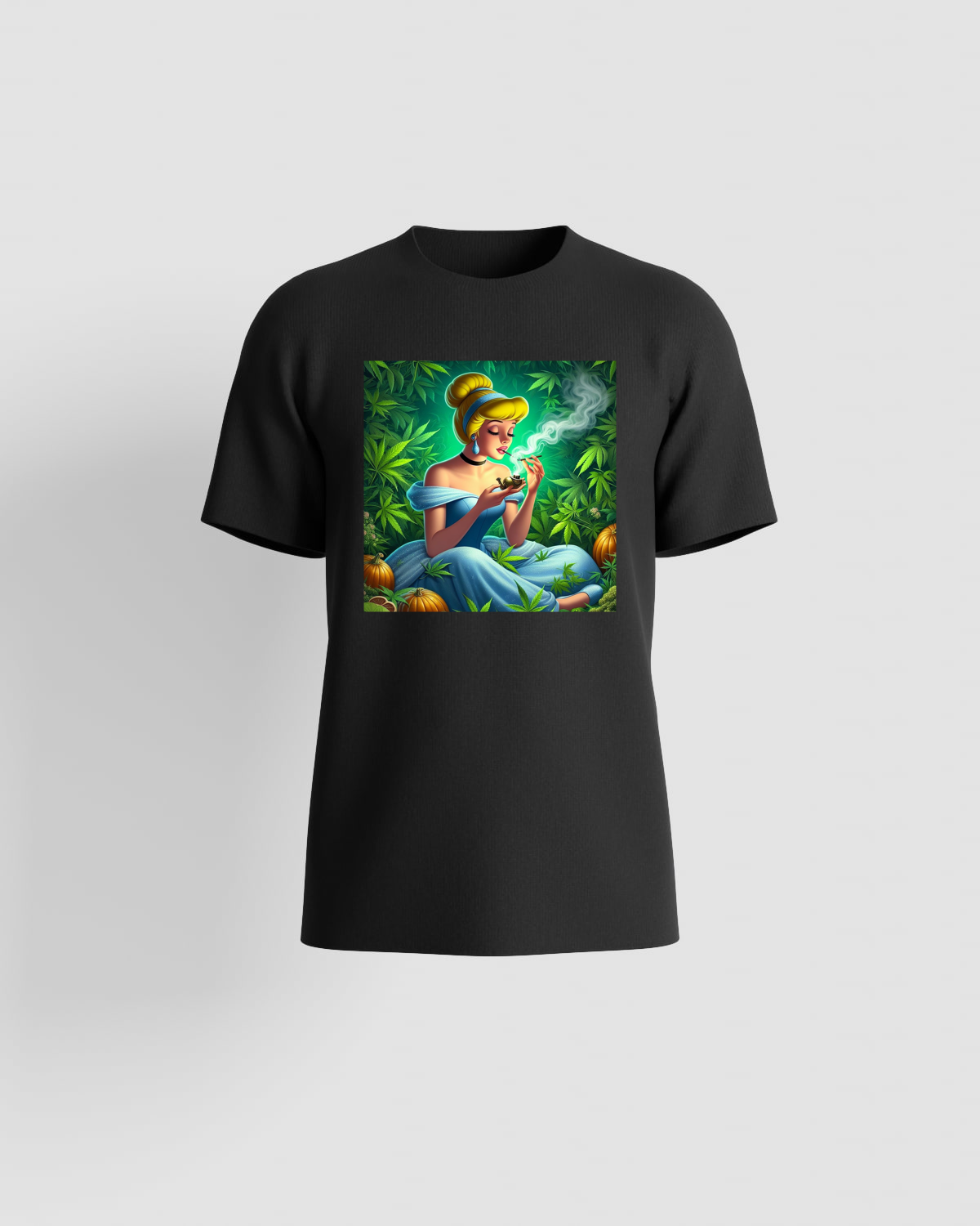 Weedcraft T-shirt, customizable, 100% cotton, unisex, Blackproduct image