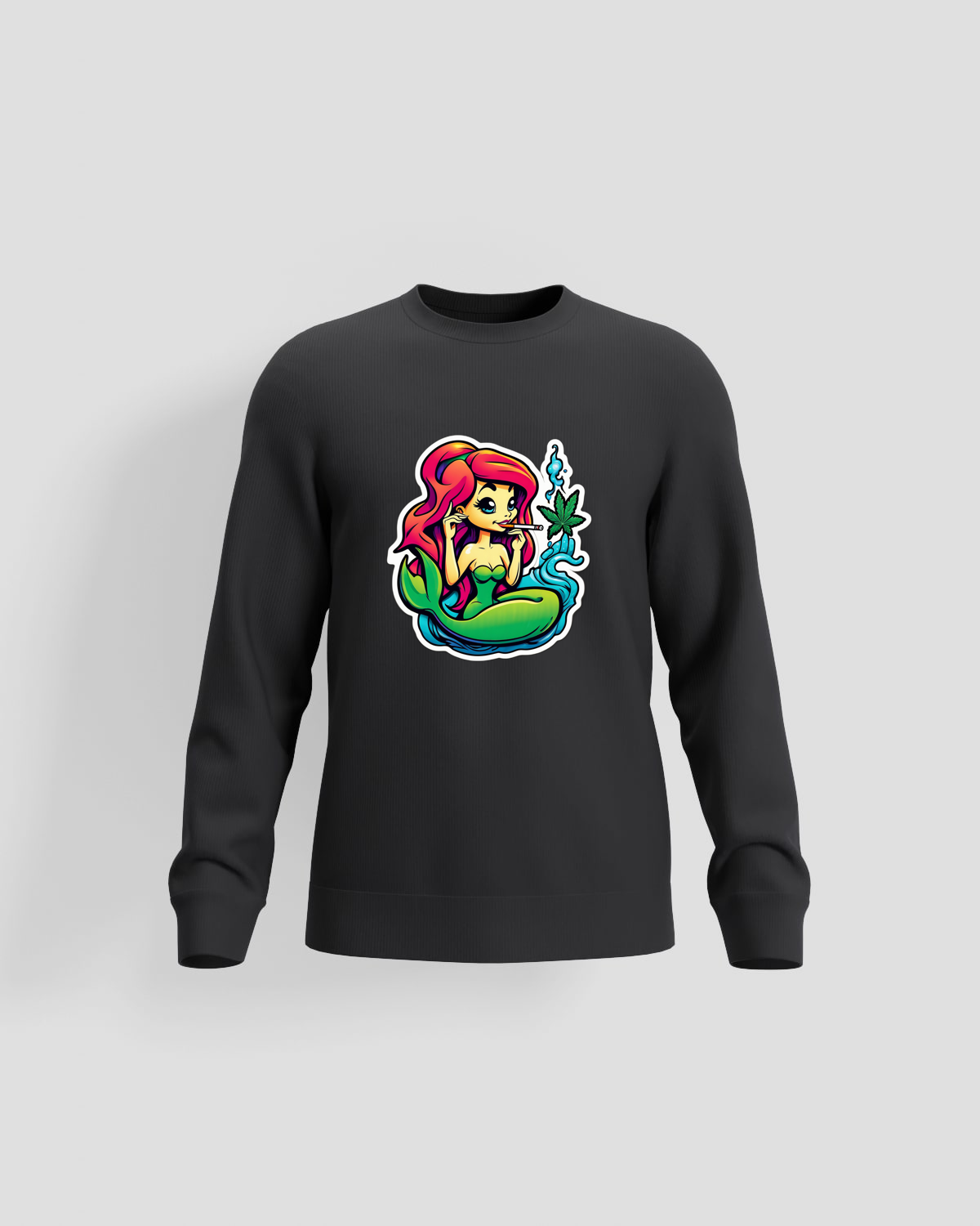 Weedcraft Hoodie, customizable, 80% cotton, Blackproduct image