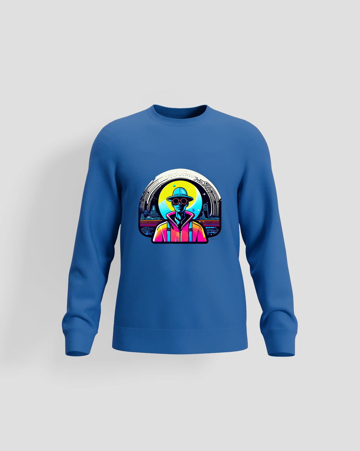 Trusty Goods  Hoodie, customizable, 80% cotton, Blueproduct image