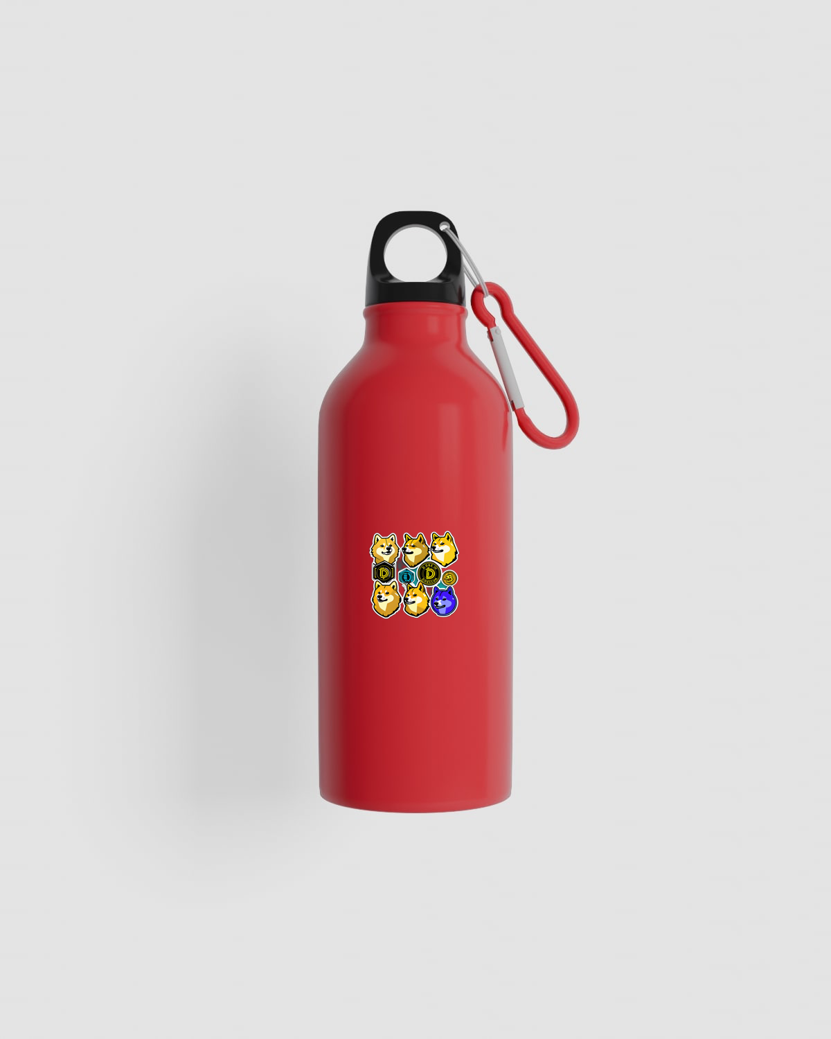 Trusty Goods  Water bottle, customizable, 100% recycled steel, Redproduct image