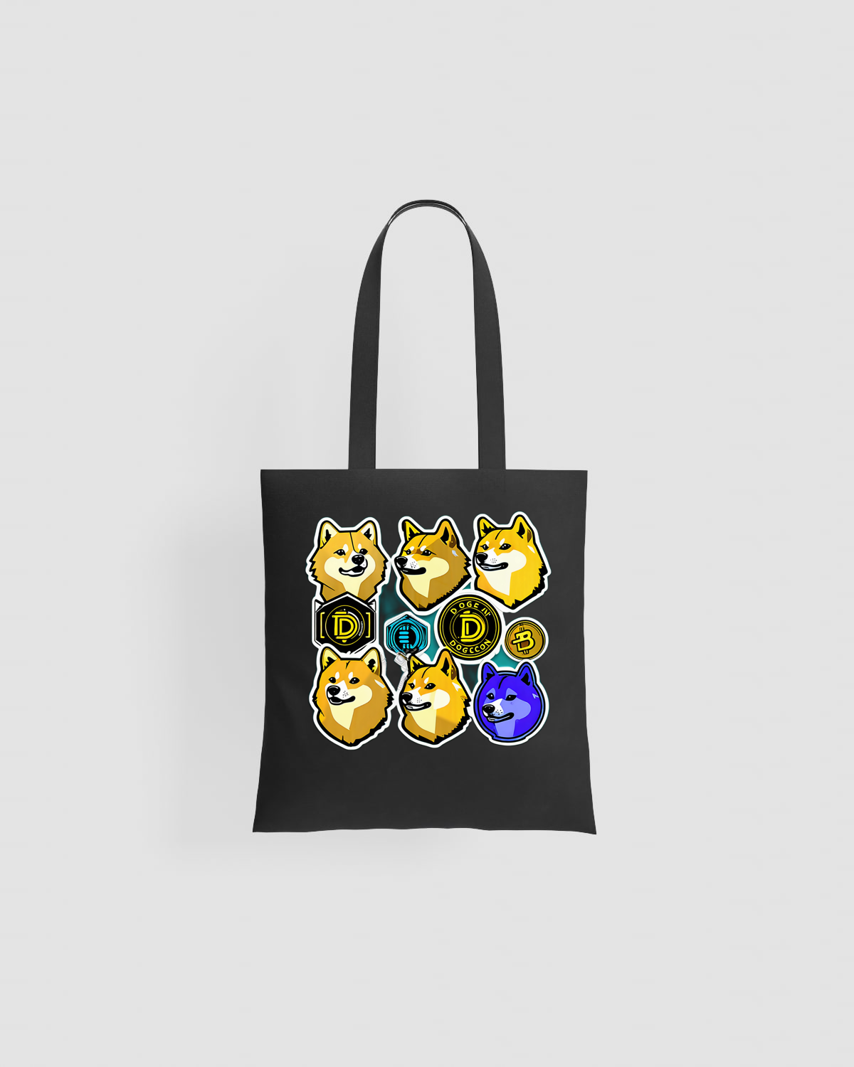 Trusty Goods  Tote bag, customizable, 100% cotton, unisex, Blackproduct image