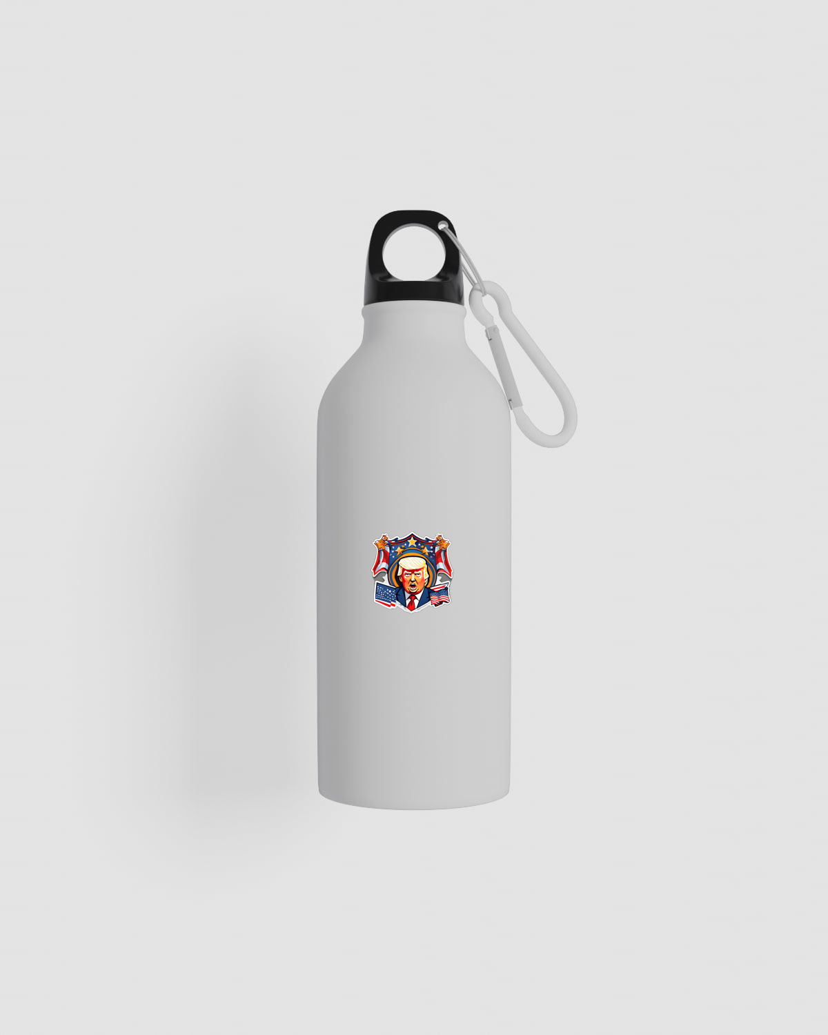 Trusty Goods  Water bottle, customizable, 100% recycled steel, Whiteproduct image