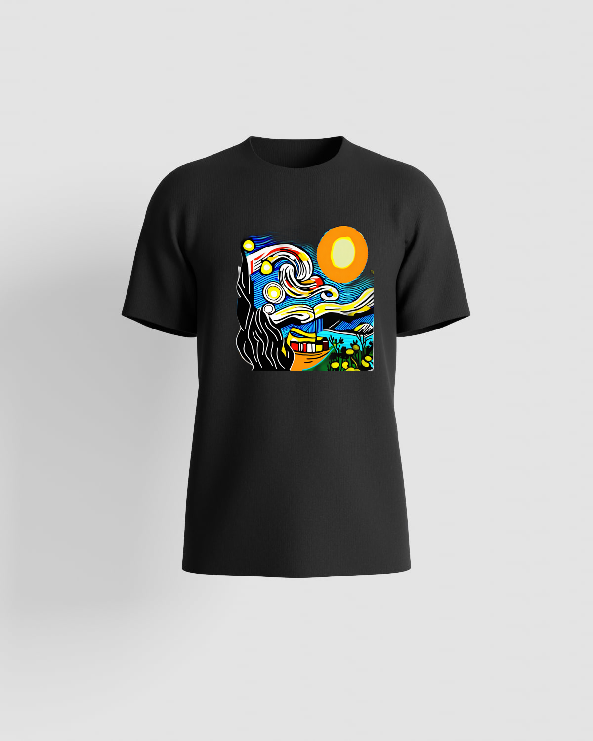 Trusty Goods  T-shirt, customizable, 100% cotton, unisex, Blackproduct image