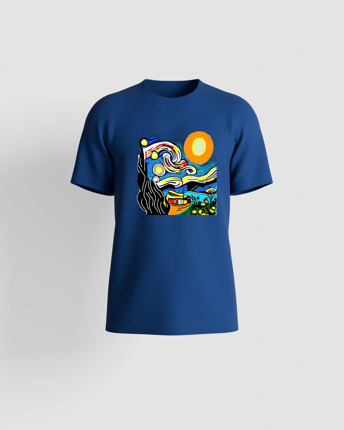 Trusty Goods  T-shirt, customizable, 100% cotton, unisex, Blueproduct image