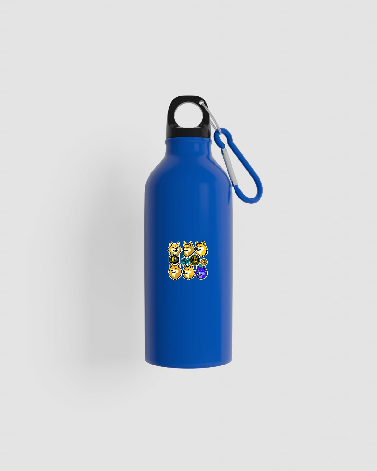 Trusty Goods  Water bottle, customizable, 100% recycled steel, Blueproduct image