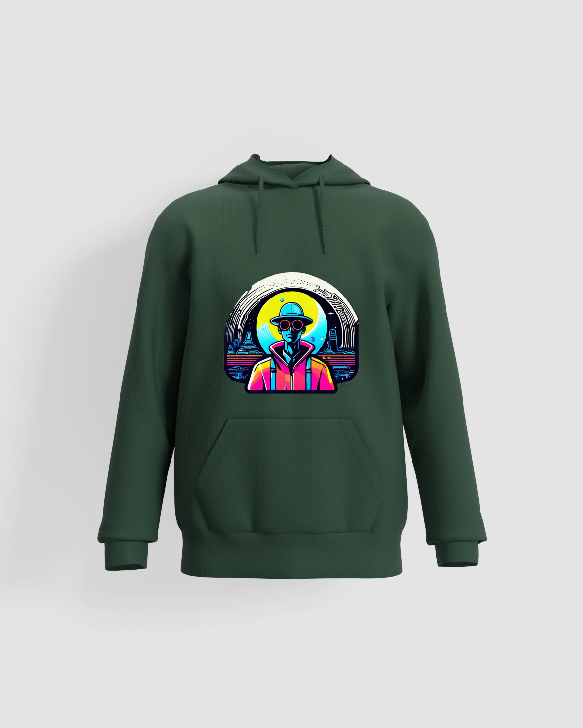 Trusty Goods  Hoodie, customizable, 80% cotton, Greenproduct image