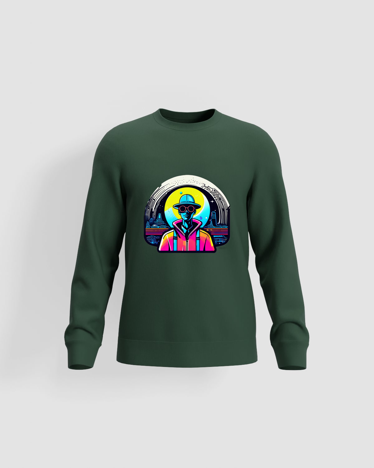 Trusty Goods  Hoodie, customizable, 80% cotton, Greenproduct image