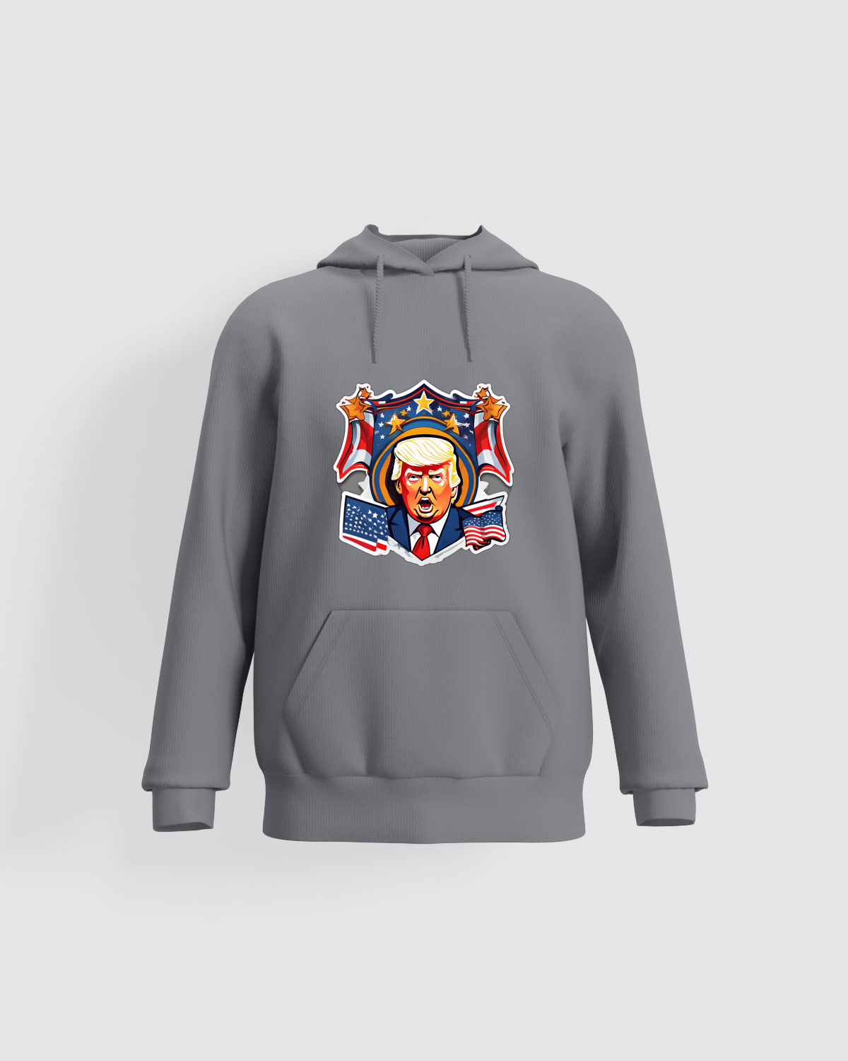 Trusty Goods  Hoodie, customizable, 80% cotton, Greyproduct image