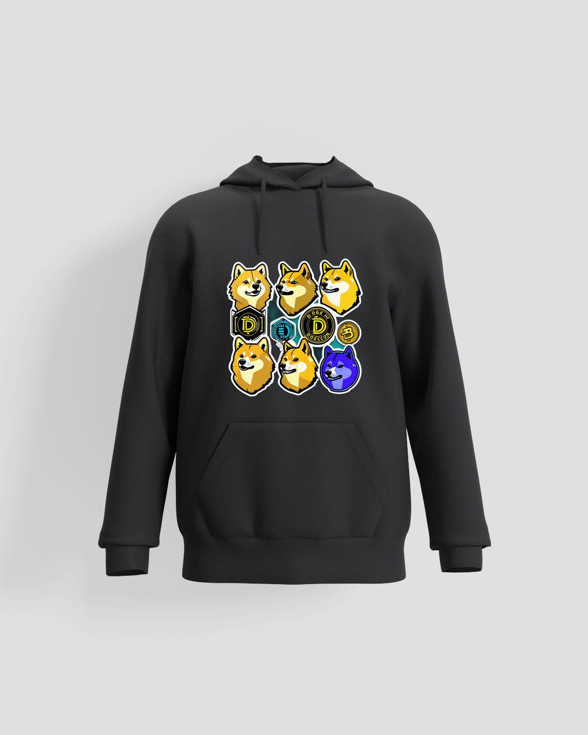 Trusty Goods  Hoodie, customizable, 80% cotton, Blackproduct image