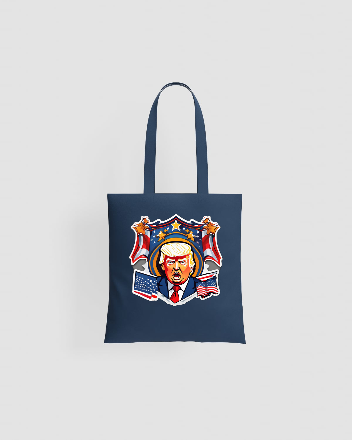 Trusty Goods  Tote bag, customizable, 100% cotton, unisex, Blueproduct image