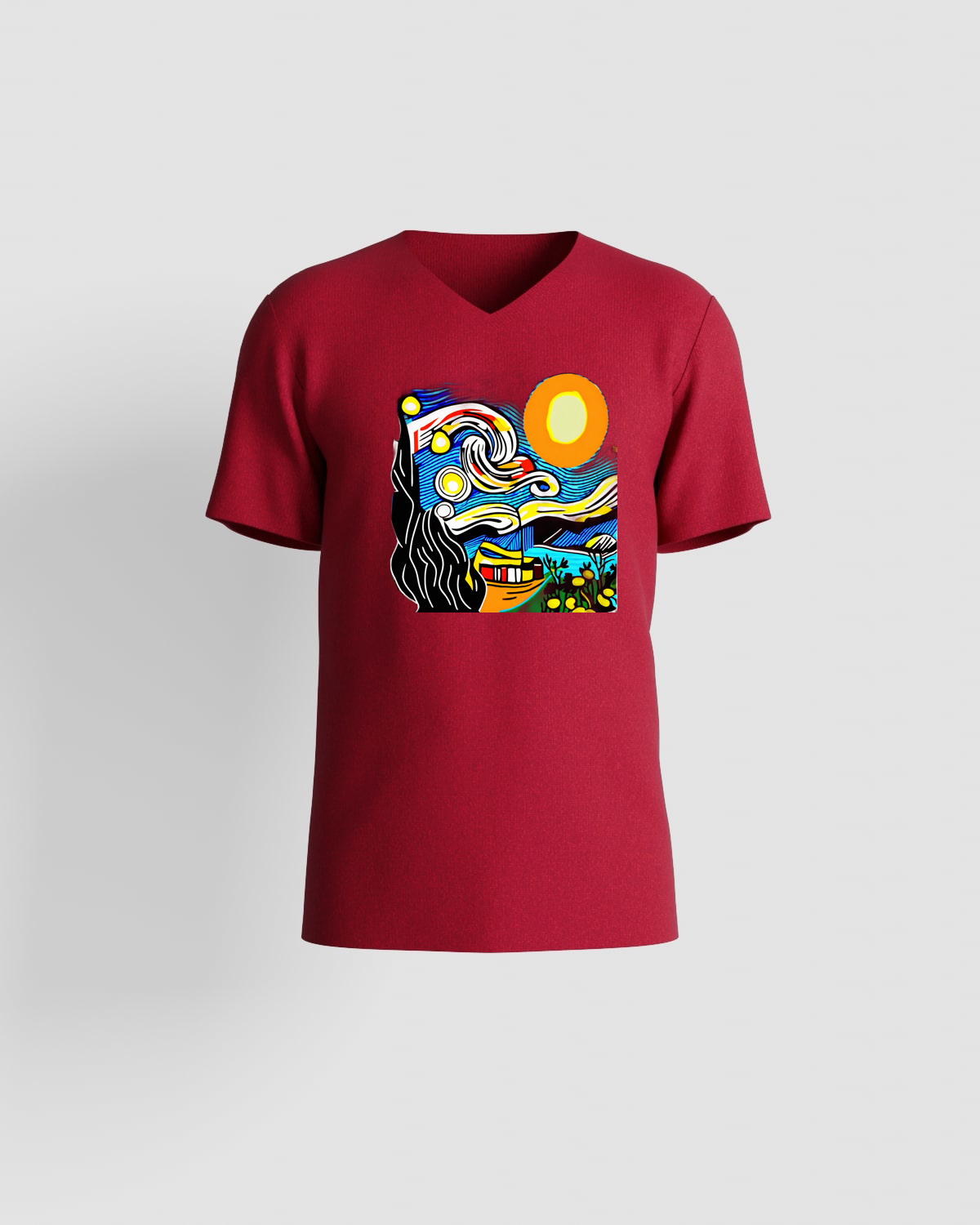 Trusty Goods  T-shirt, customizable, 100% cotton, unisex, Redproduct image